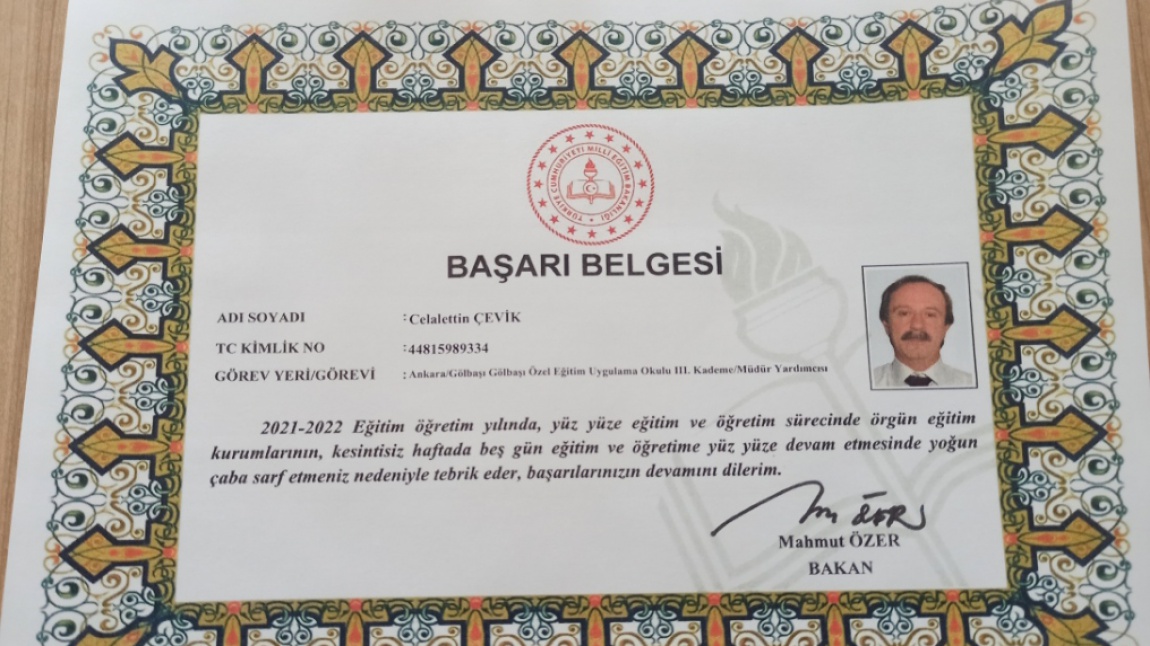 BAŞARI BELGELERİ